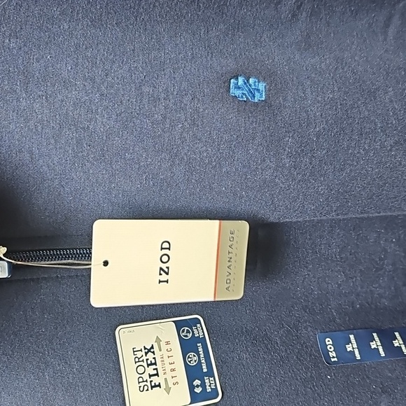 NWT IZOD Blue Pullover Sweatshirt Sz XL - Picture 2 of 9